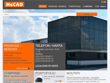 Tablet Screenshot of mecad.ro